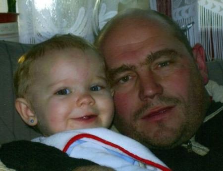 ma cousine avec son papa